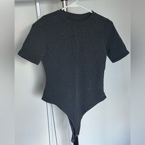 Dark grey women’s bodysuit